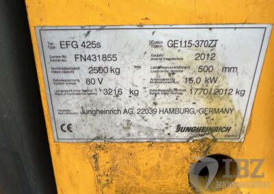 Jungheinrich Elektro Gabelstapler EFG 425s