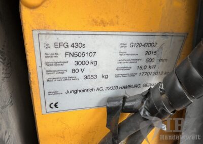 Jungheinrich Elektrogabelstapler EFG 430s