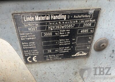 Linde Treibgasgabelstapler H30T