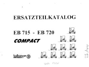 Balkancar Ersatzteilkatalog EB 715, EB 720 1