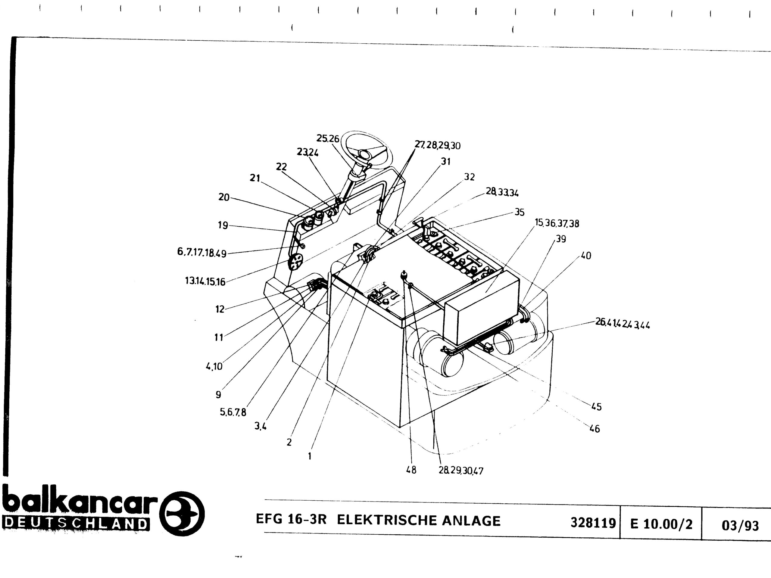 Balkancar Ersatzteilkatalog EFG-16-3R 11