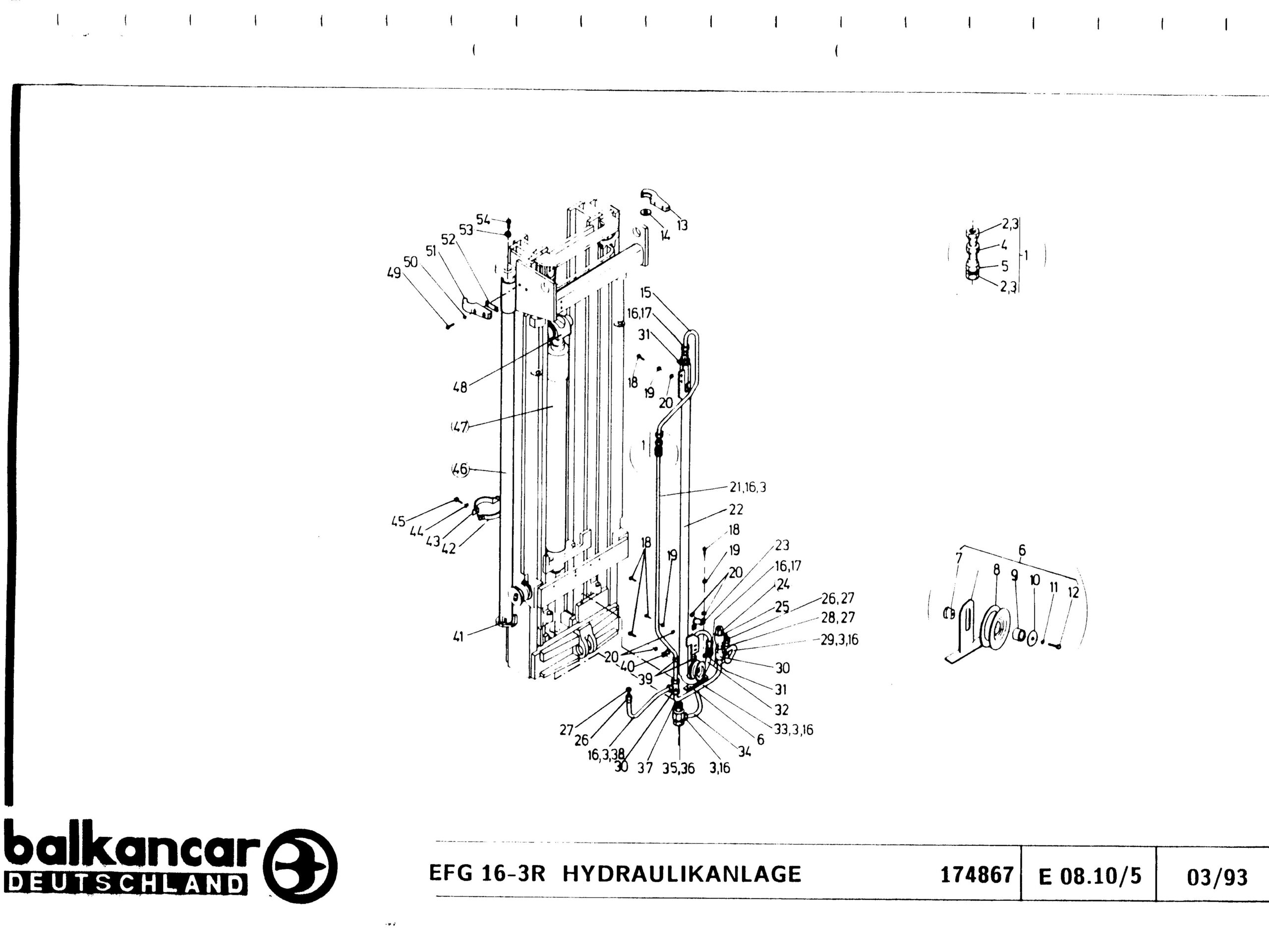 Balkancar Ersatzteilkatalog EFG-16-3R 8