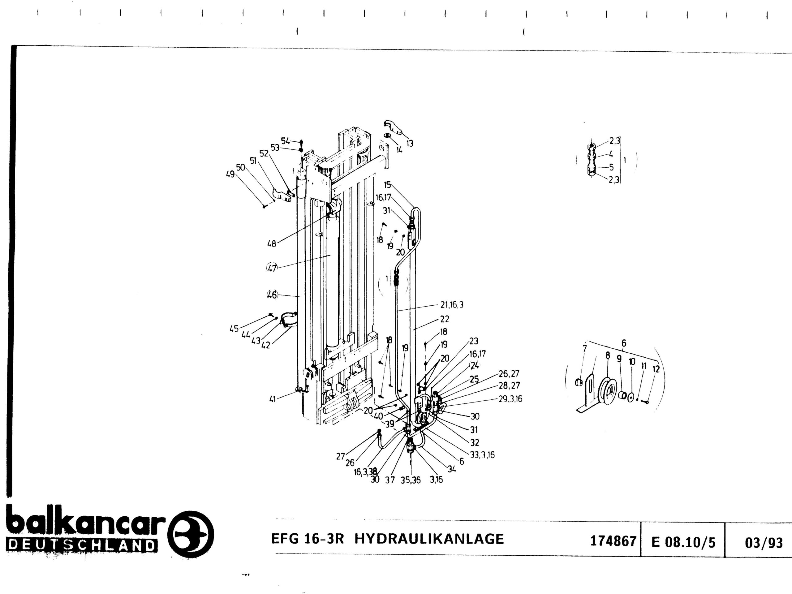 Balkancar Ersatzteilkatalog EFG-16-3R 9