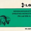 Bedienungsanleitung IFA L60 1218 4x4 PB