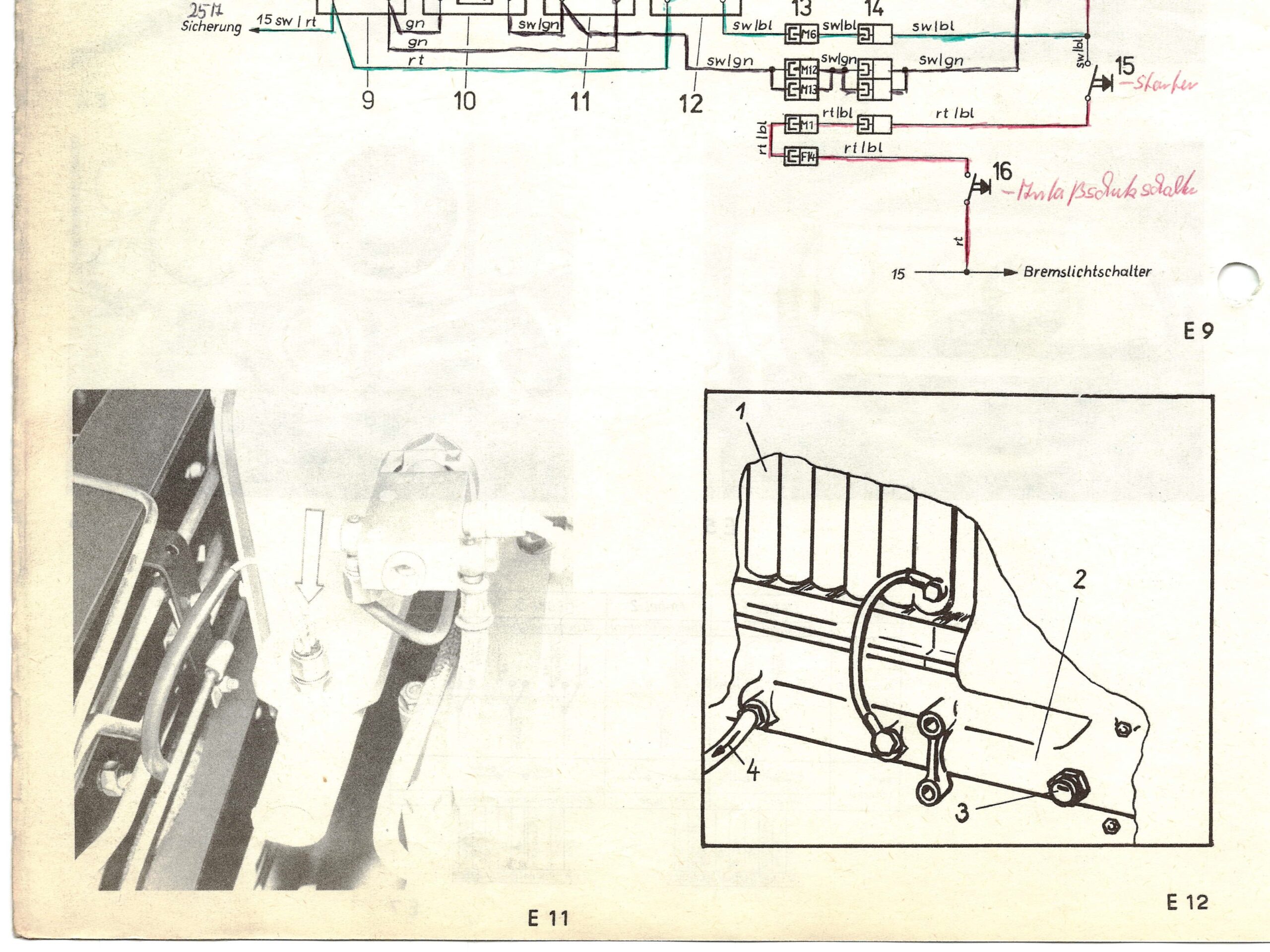 L60 Reparaturhandbuch - Elektrische Anlage