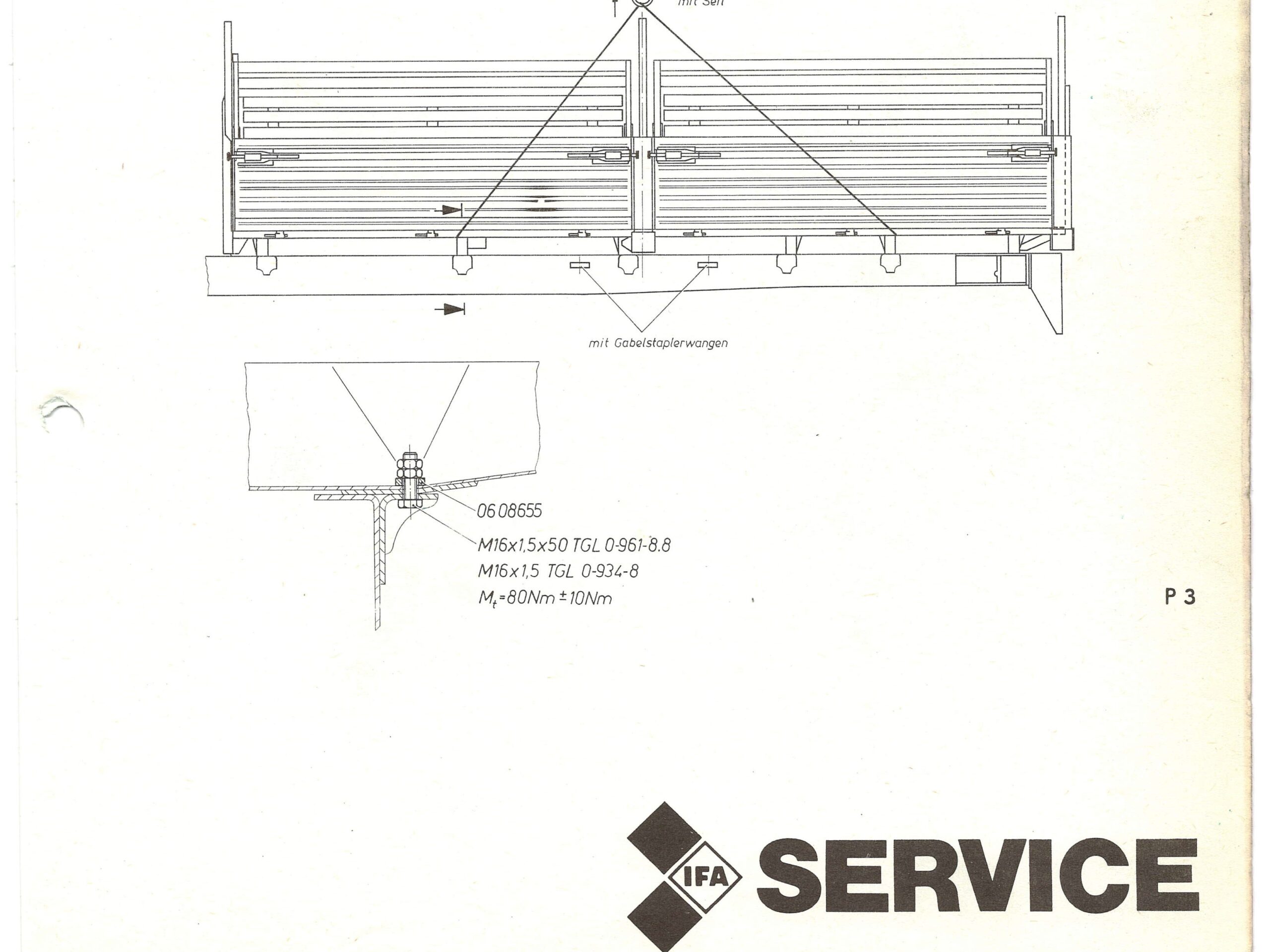 L60 Reparaturhandbuch - Pritsche