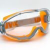 UVEX Schutzbrille ultrasonic grey orange, clear, supravision excellence