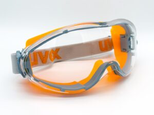 UVEX Schutzbrille ultrasonic grey orange, clear, supravision excellence