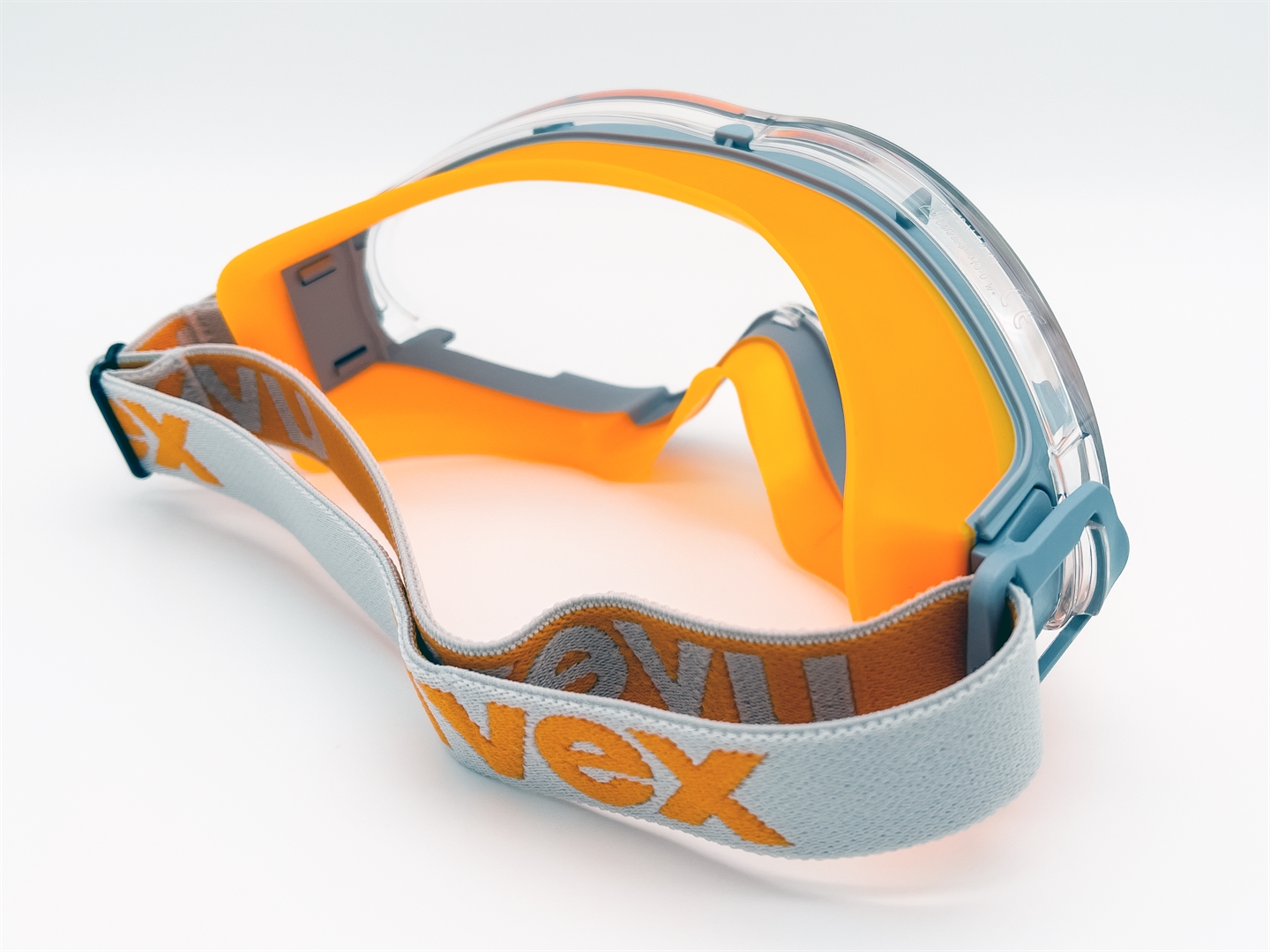 UVEX Schutzbrille ultrasonic grey orange, clear, supravision excellence