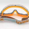 UVEX Schutzbrille ultrasonic grey orange, clear, supravision excellence