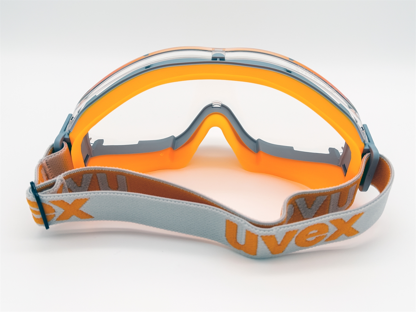 UVEX Schutzbrille ultrasonic grey orange, clear, supravision excellence