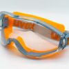 UVEX Schutzbrille ultrasonic grey orange, clear, supravision excellence