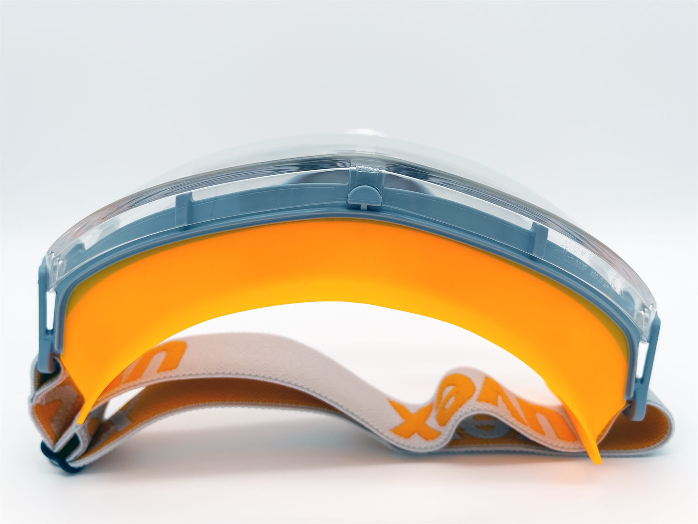 UVEX Schutzbrille ultrasonic grey orange, clear, supravision excellence