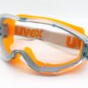 UVEX Schutzbrille ultrasonic grey orange, clear, supravision excellence