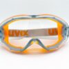 UVEX Schutzbrille ultrasonic grey orange, clear, supravision excellence