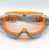 UVEX Schutzbrille ultrasonic grey orange, clear, supravision excellence