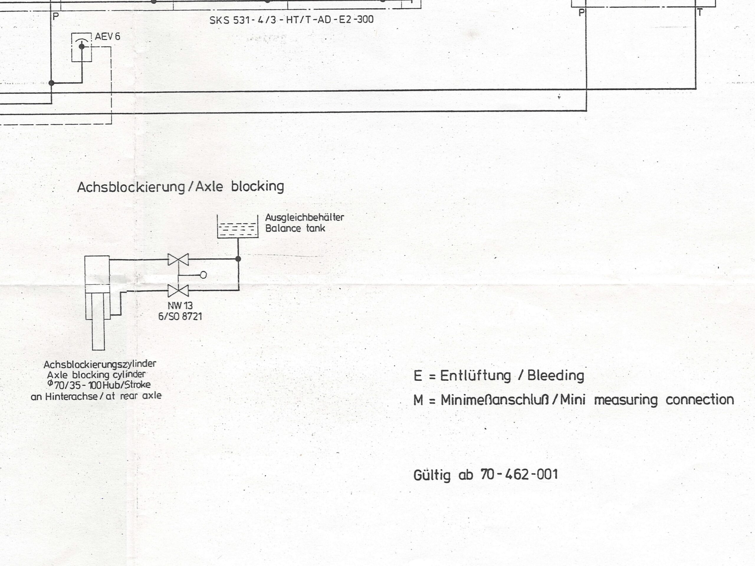 Hydraulikschaltplan Krupp Teleskop-Mobilkran 12 GMT-I 1