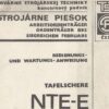 Tafelschere Strojarne Piesok NTE 2000 6.3 E Bedienungs und Wartungsanweisung 1