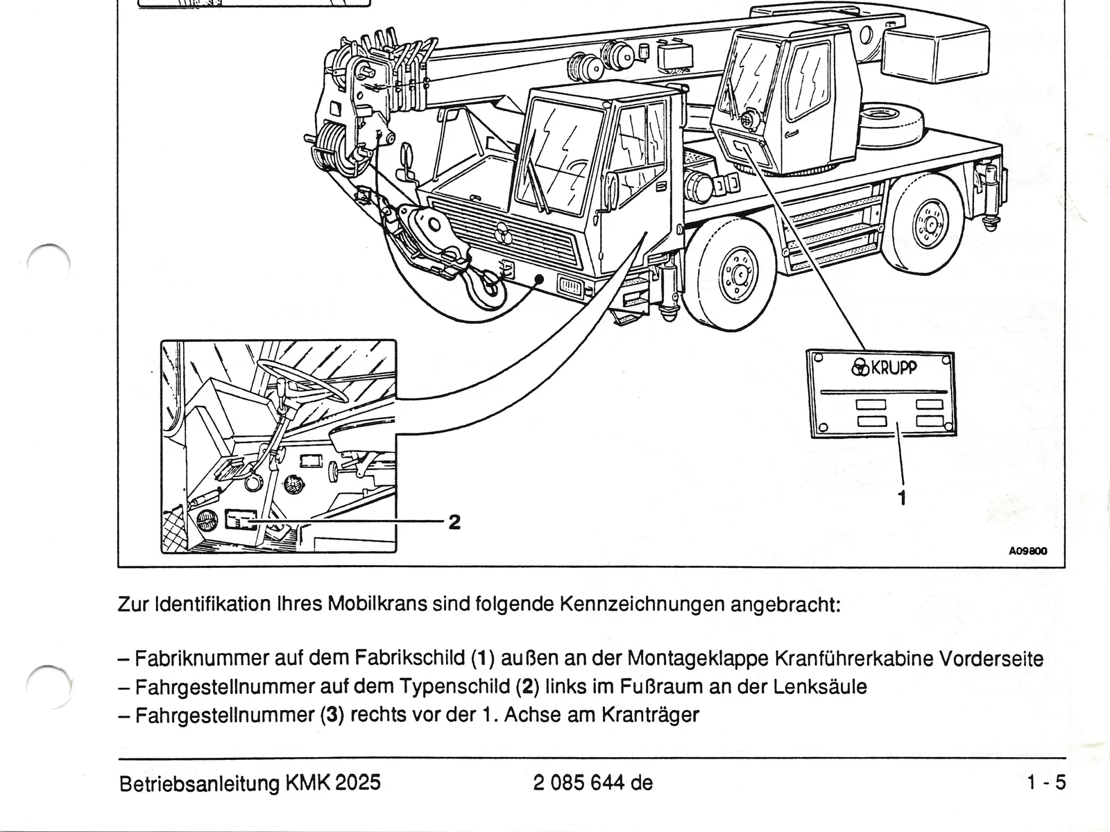 Bedienungsanleitung Krupp Teleskop-Mobilkran KMK 2025 1