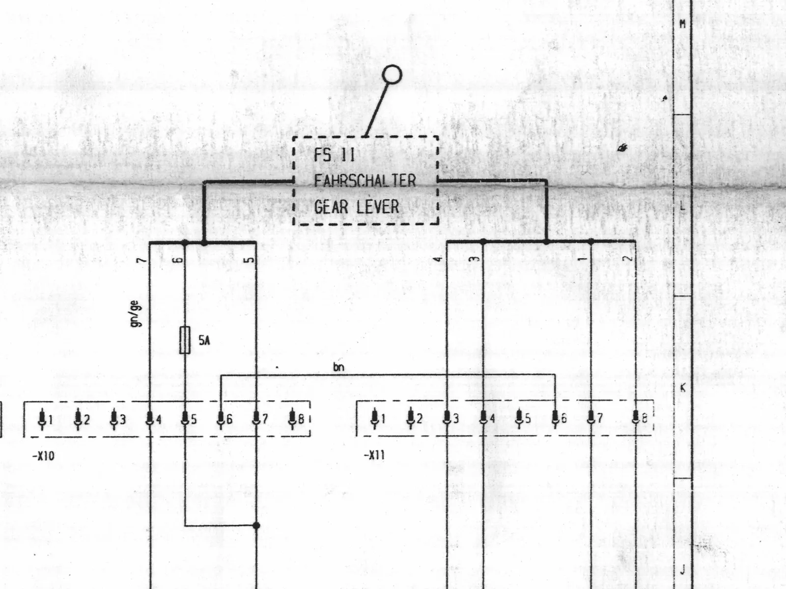 Schaltplan Oberwagen Blatt 1 von 2 Krupp Teleskop-Mobilkran KMK 2025