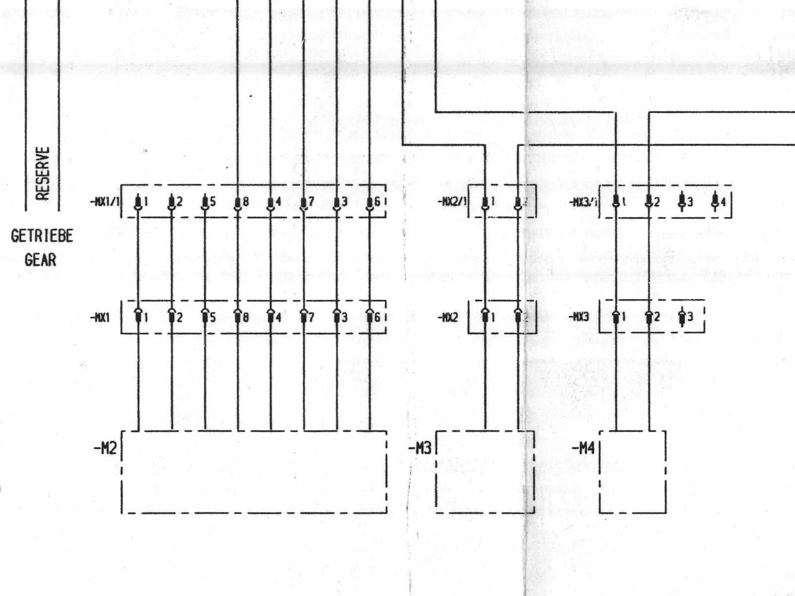 Schaltplan Unterwagen Blatt 1 von 4 Krupp Teleskop-Mobilkran KMK 2025