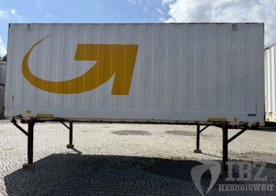 Wechselbrücke Jumbo mit Werbung